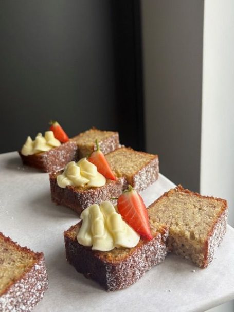 Signature Banana Loaf with Cream Cheese Frosting Signature Banana Loaf with Cream Cheese Frosting